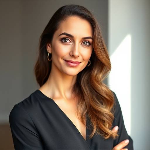Portrait of Isabella Rossi, Creative Director at Lumiere Studios